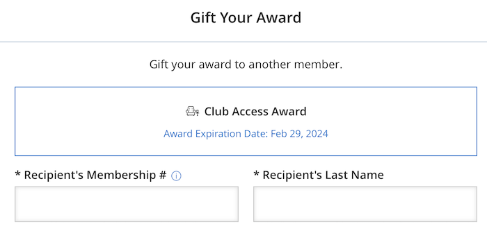 a screenshot of a gift certificate