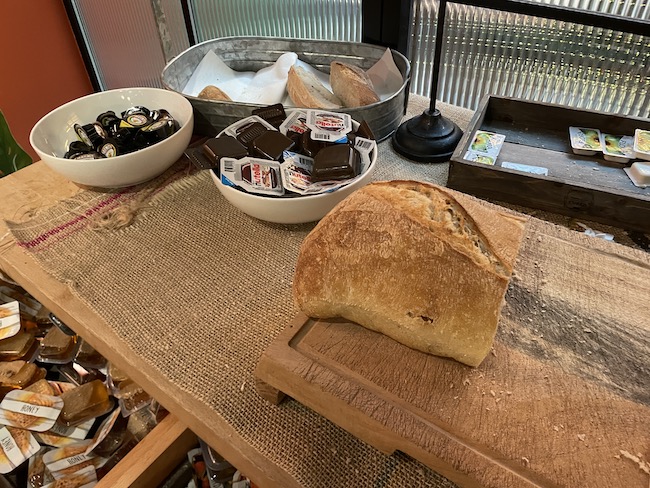 a loaf of bread on a cutting board