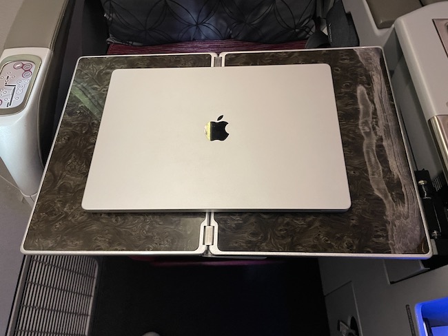 a laptop on a table