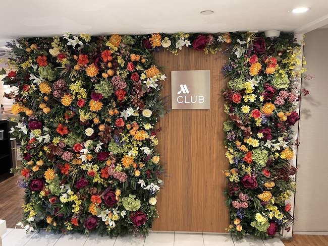 a door with flowers on it