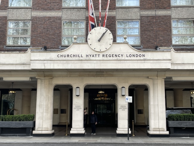 a building with a clock on the front