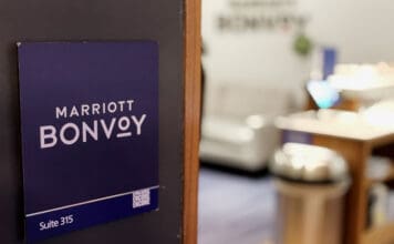 Marriott Bonvoy Multiply Your Points (how it works) a sign on a wall