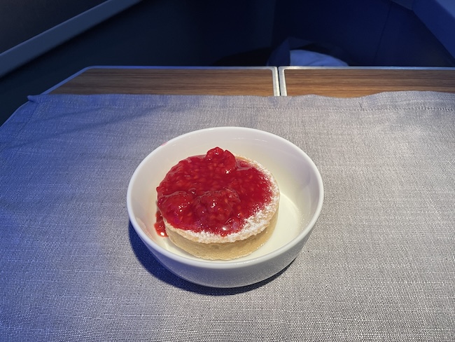 a bowl of food on a table