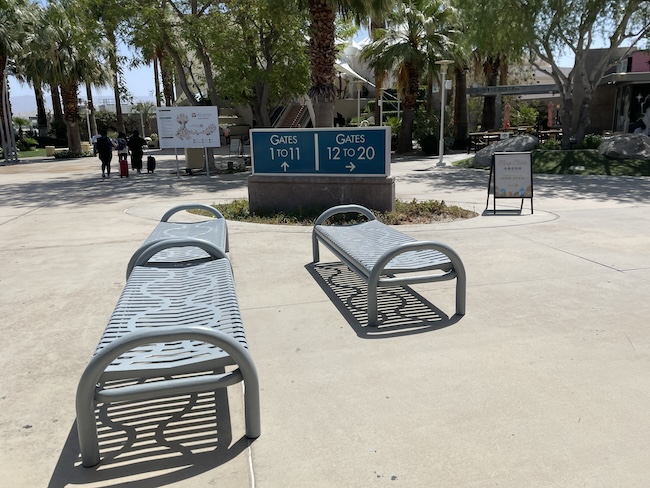 a benches in a park