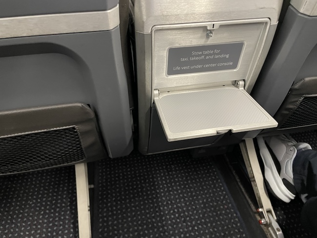 a seat on an airplane