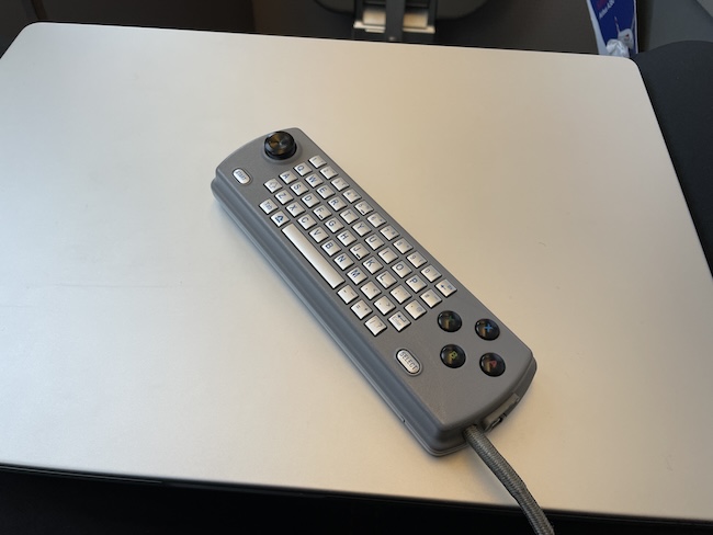 a keyboard on a table