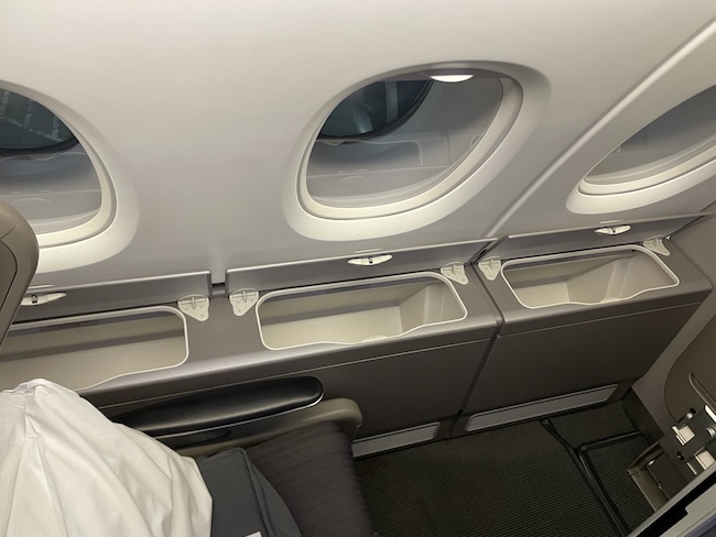 a row of windows on an airplane