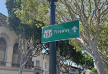 a street sign on a pole