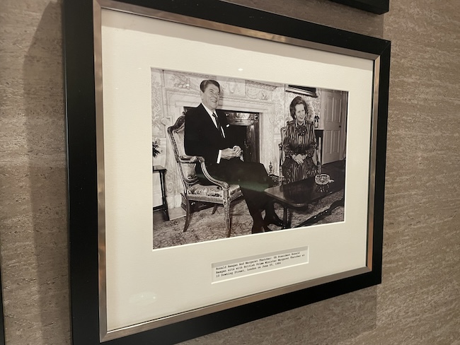 a framed picture of a man and woman