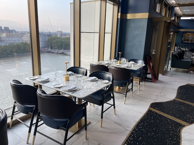 a table set up in a restaurant