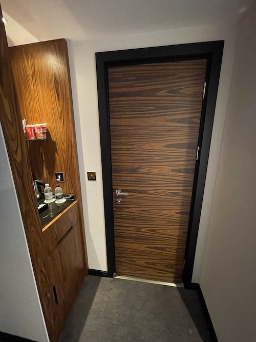 a door in a room