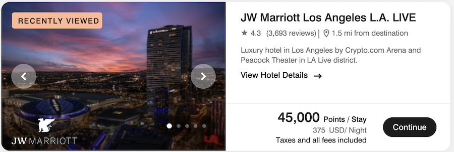 a screenshot of a hotel