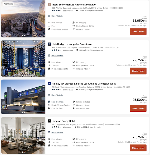 a screenshot of a hotel