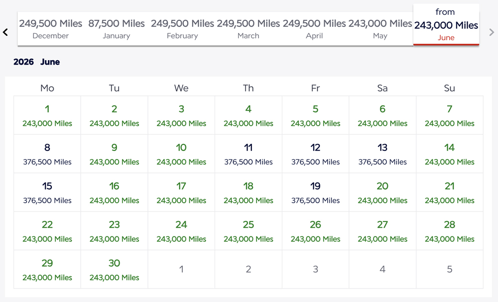 Air France LAX-CDG Award Availability
