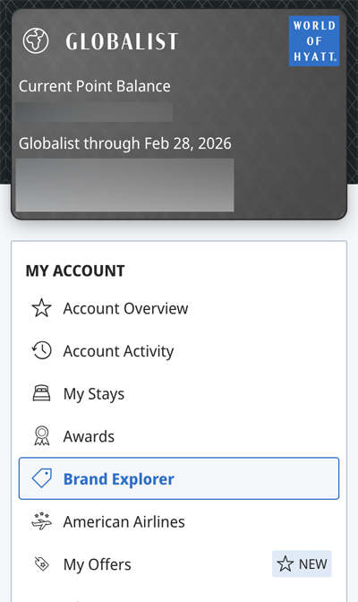 Hyatt Brand Explorer