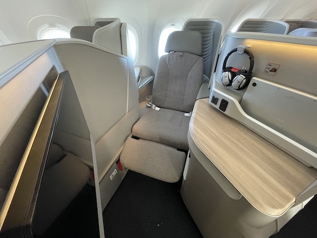 Iberia A321XLR Business Class Seat.