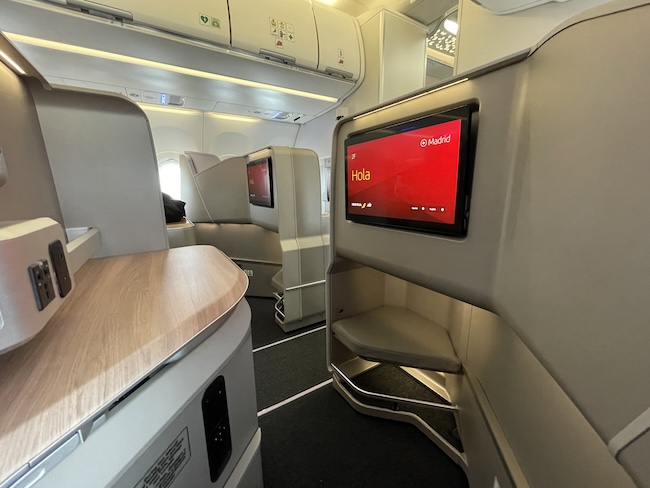 Iberia A321XLR Business Class Seat.