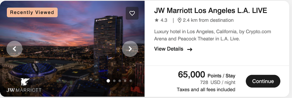 a screenshot of a hotel