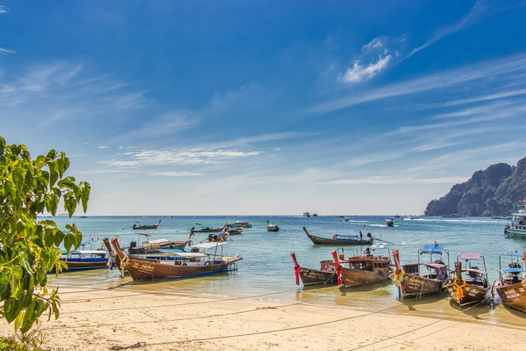 boats on the beach with boats