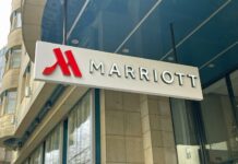 A Marriott Hotel Sign