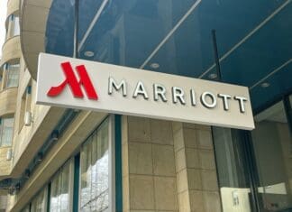 A Marriott Hotel Sign