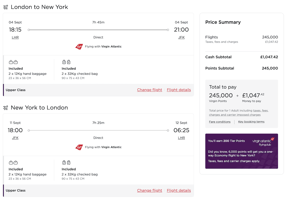 a screenshot of a flight ticket