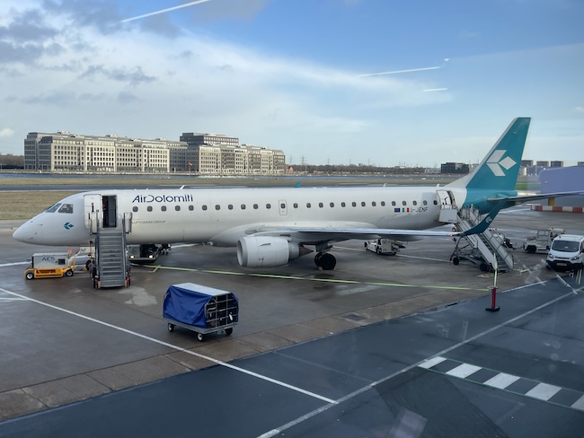 an airplane on the tarmac