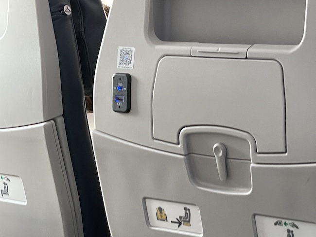 a close up of a seat