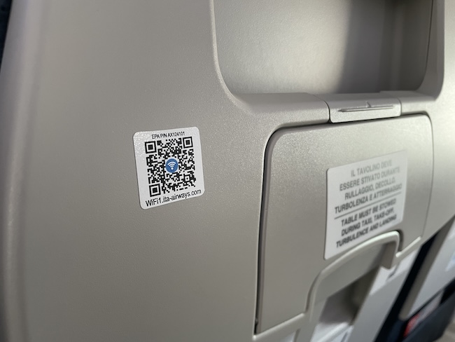 a qr code on a grey object