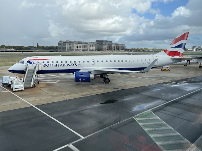 an airplane on the tarmac