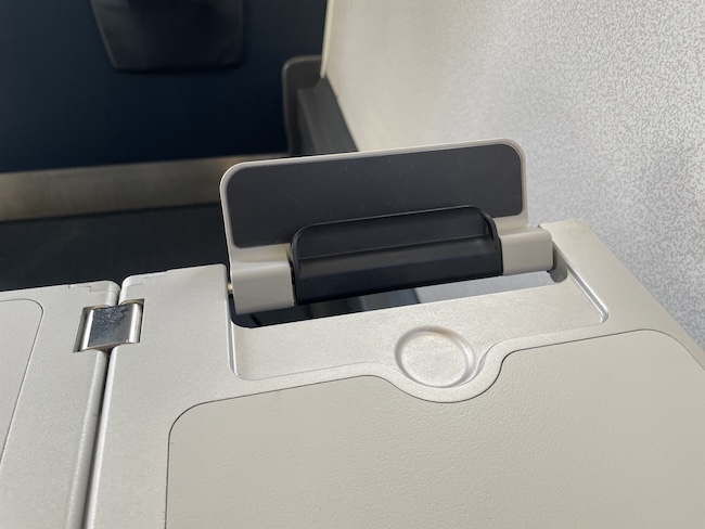 a seat on an airplane