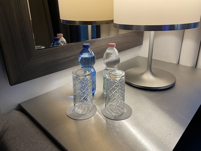 two bottles on a table