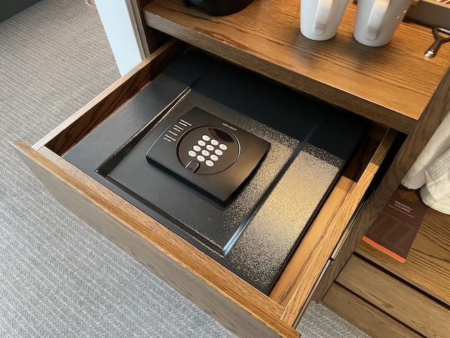 a safe in a drawer