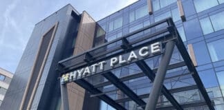 a sign on a building