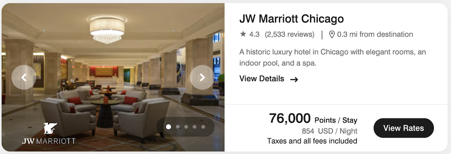a screenshot of a hotel
