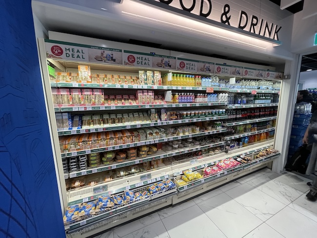 a store with shelves of food