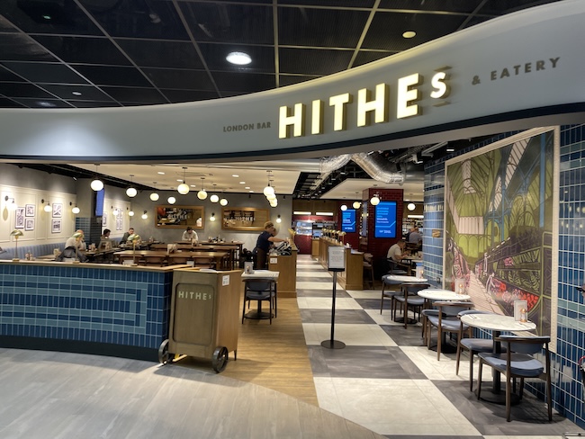 a restaurant with tables and chairs