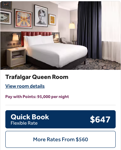 a screenshot of a hotel room