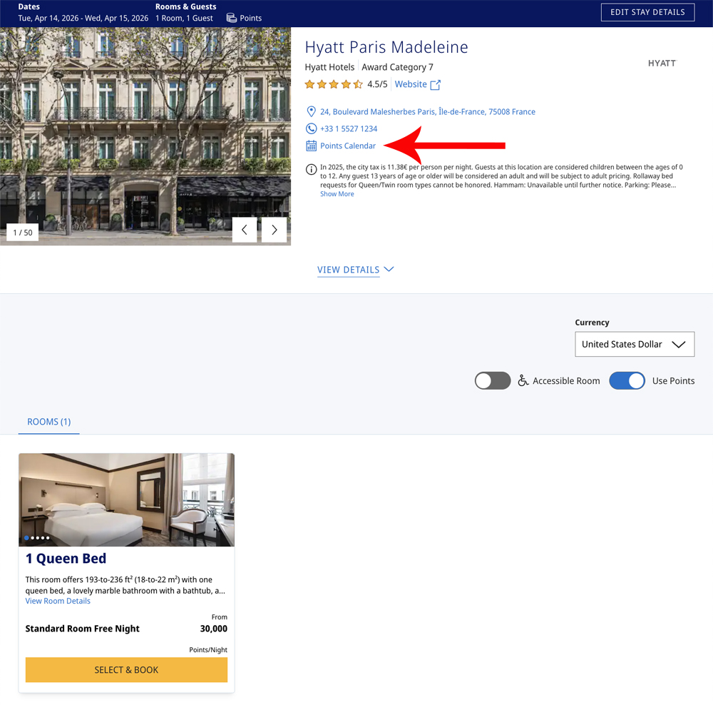a screenshot of a hotel