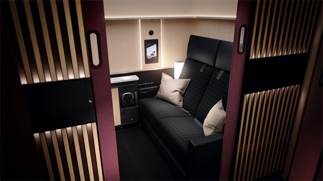 SWISS A350 First Class double suite