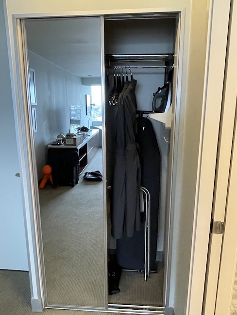 Andaz West Hollywood King Bed Sunset Boulevard View Room Closet
