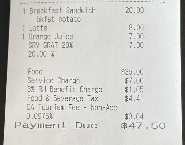 a receipt with a price and numbers