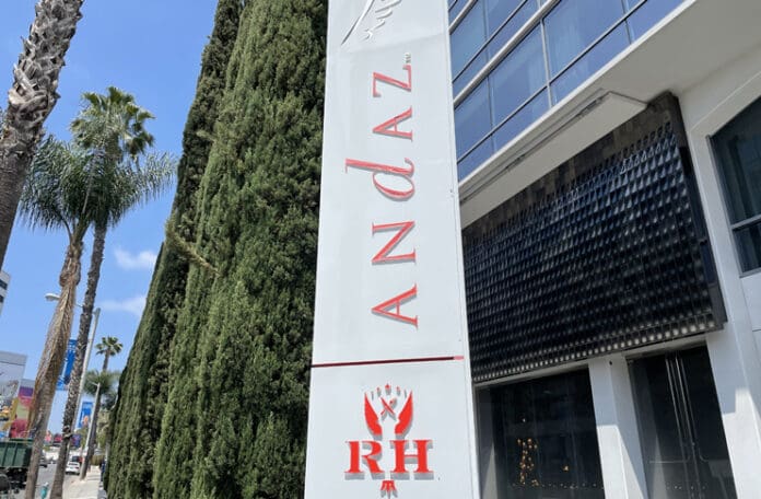 Hyatt Andaz West Hollywood exterior