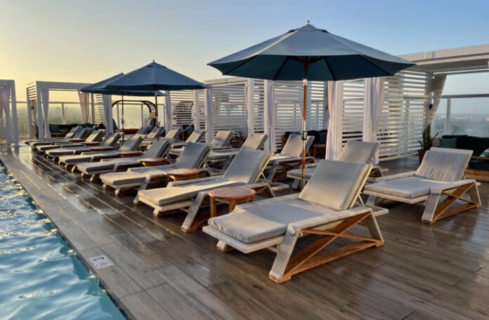 Hyatt Andaz West Hollywood pool area