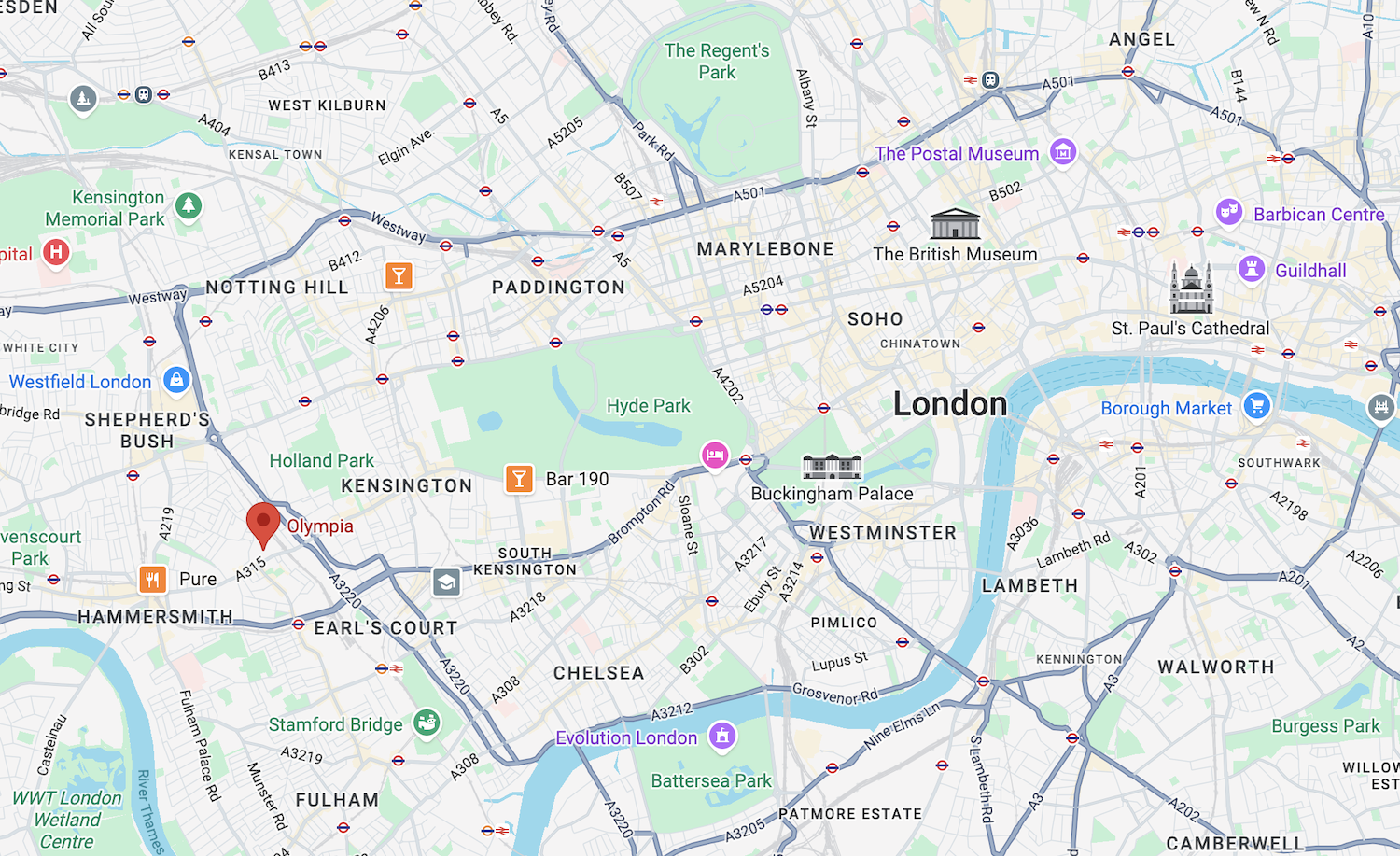 a map of a city
