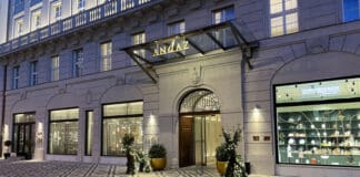 The front of the Andaz Prague