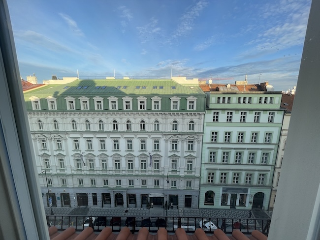 a building with many windows