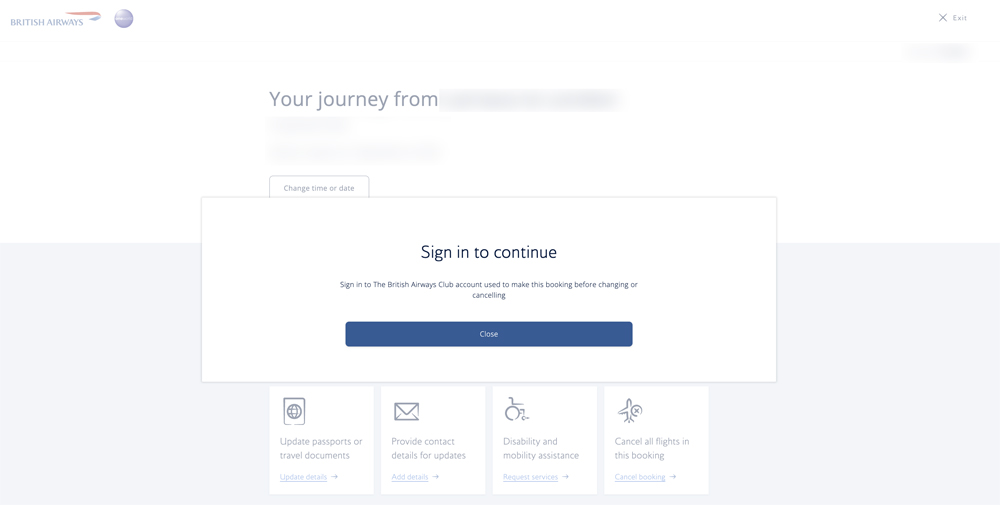 a screenshot of a sign in