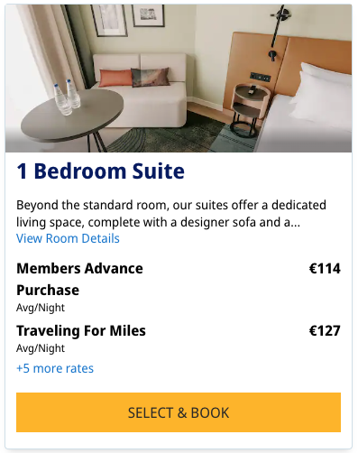 a screenshot of a hotel room