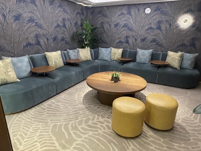 a couches and tables in a room